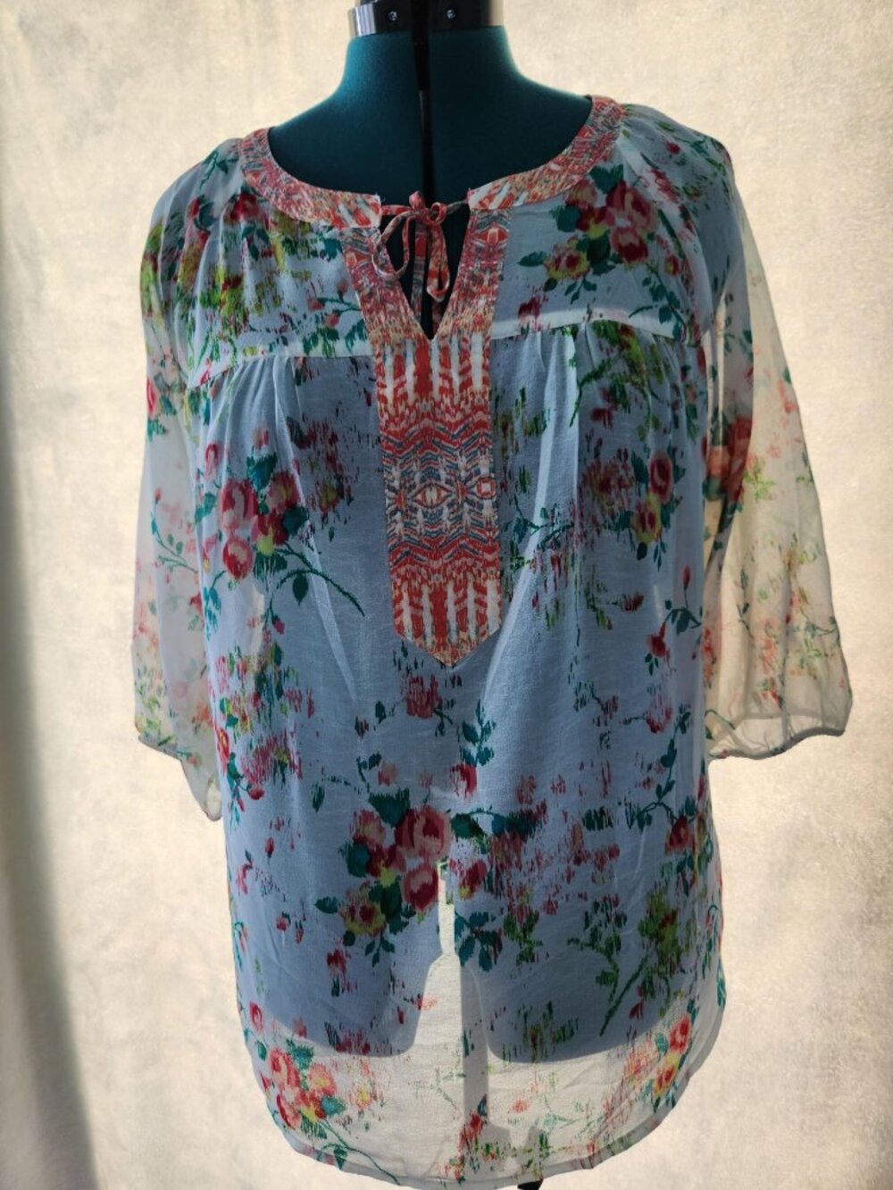 Boho peasant blouse